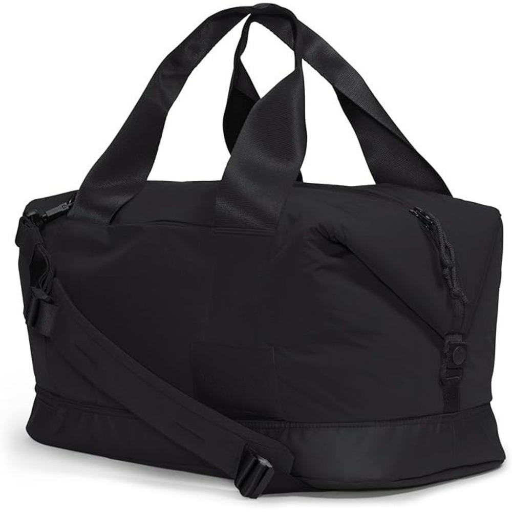 The North Face Never Stop Weekender Duffel Womens OS Black Recycled Travel Bag